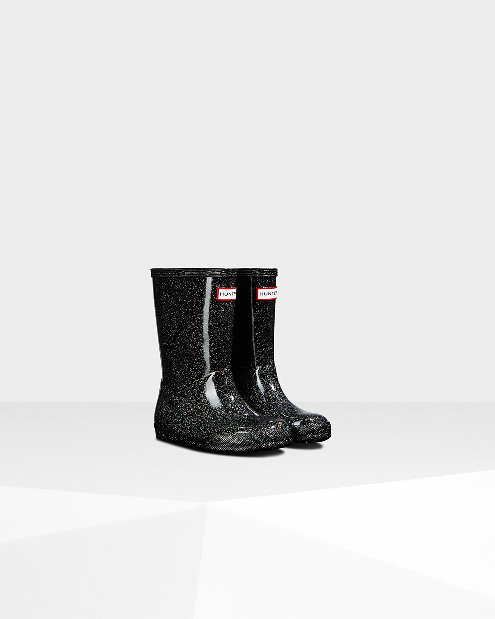 Kids Hunter Original First Classic Starcloud | Rain Boots Black Multicolor | NZ-30524-QESR